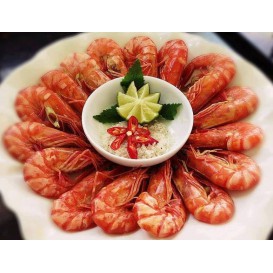 Tôm hấp bia