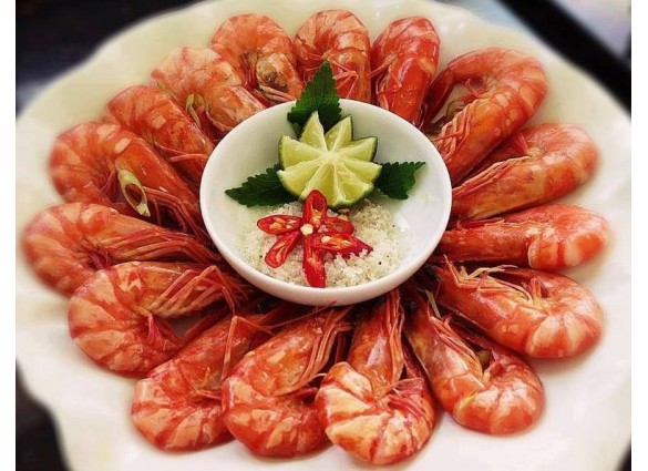 Tôm hấp bia