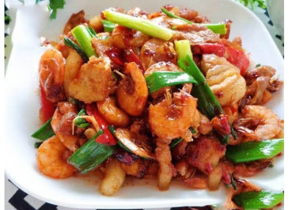 Tôm riu thịt nạt